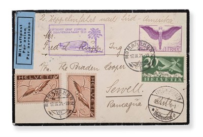 Lot 248 - Switzerland. A 1910 to 1998 superb, well presented Postal history collection on loose album...