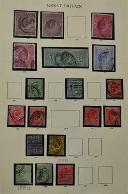 Lot 276 - Great Britain. An untidy 1902 to 1952 used collection, including many difficult issues with shades