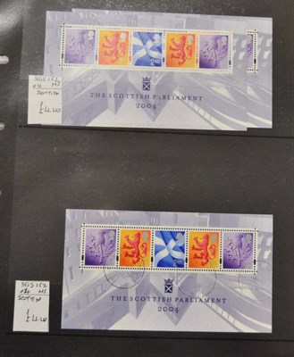 Lot 286 - Great Britain. A 1979 to 2015 collection of mainly unmounted mint M/S's, including Regional's...