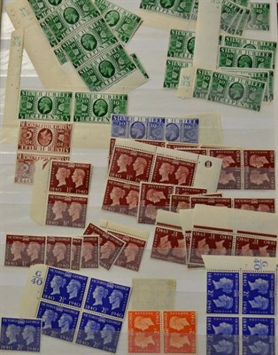 Lot 304 - Great Britain. A red stockbook housing a range of mainly unmounted  mint QEII pre decimal...