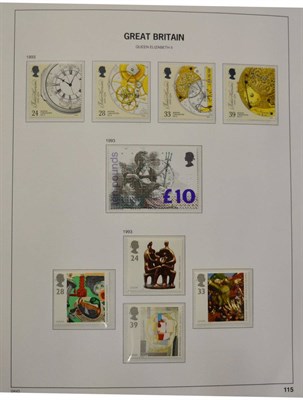 Lot 314 - Great Britain. An 1883 onwards mint and used collection in two Davo albums. Sparse to QEII. The...