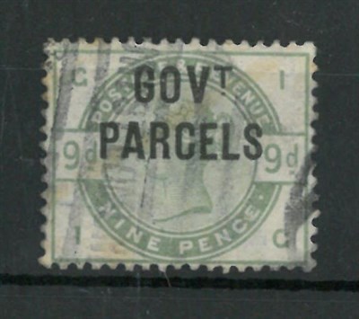 Lot 360 - Great Britain. 1883 9d Dull green I-G, overprinted Govt. Parcels. Good used with minor toning...