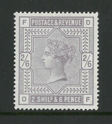 Lot 364 - Great Britain. 1883 to 1884 2s6d lilac D-F, white paper, lightly hinged