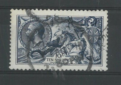 Lot 379 - Great Britain. 1913 10s well centred, used