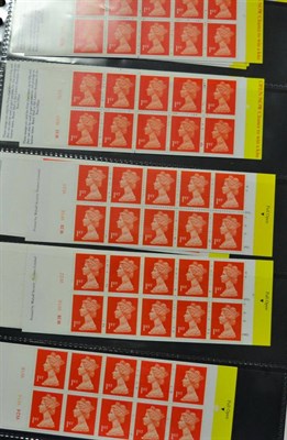 Lot 396 - Great Britain. A 1993 to 1997 collection of first and second class booklets and other values...