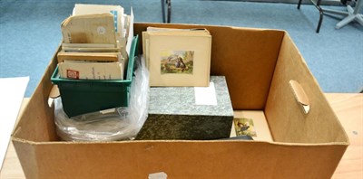 Lot 459 - A Collection of Mixed Postcards, both pre and post war, including a box of Yorkshire and...