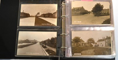 Lot 499 - Billingham. One hundred and eighty pre and post war postcards, contained within two albums....