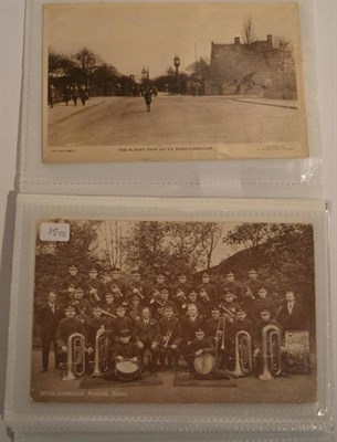 Lot 517 - Middlesbrough. A small collection of pre war cards housed in a photograph album. Includes...