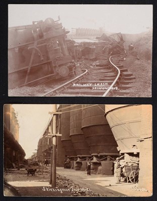 Lot 527 - Skinningrove. Seventy nine mainly pre-war cards, including some good real photographic and...