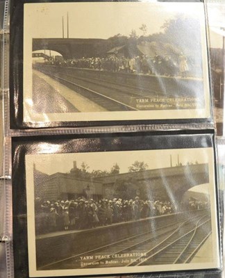 Lot 535 - Yarm. One hundred and twenty five mainly pre war postcards. With  good real photographic and social