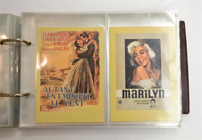 Lot 540 - Films. A Collection of modern Film Advertising Postcards, in six albums