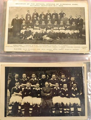 Lot 547 - Sporting Middlesbrough. Approximately one hundred cards, ranging from pre war to modern times...