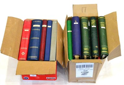 Lot 13 - Three Boxes containing world wide mint and used in albums and stockbooks. Also empty albums and old