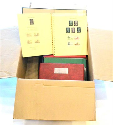 Lot 30 - Great Britain. A box housing all eras in albums and stockbooks. Includes two albums of QEII decimal