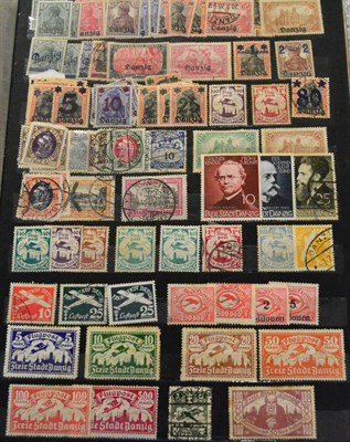 Lot 70 - Baltic States, Saar and Danzig. A stockbook housing a 1912 to 1940's mainly mint collection...