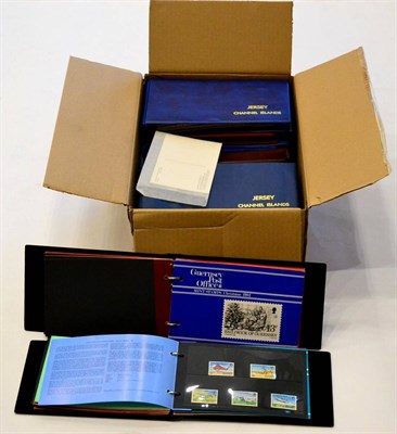 Lot 74 - Channel Islands. A collection of Presentation packs in fifteen albums