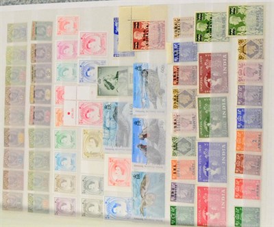 Lot 76 - All Reigns Mint British Commonwealth. Singles, part sets, sets, blocks and M/S's. Noted Leeward...