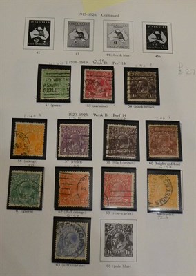 Lot 94 - Australia and New Zealand collections mint and used in two albums and loose. Some better noted