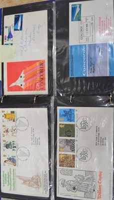 Lot 107 - Concorde. A collection of FDCs from the 1960's to 1980 in three albums. Includes thirteen flown...