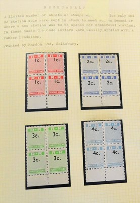 Lot 109 - Railways. Rhodesia including North and South, Bechuanaland etc, neatly presented in a green...