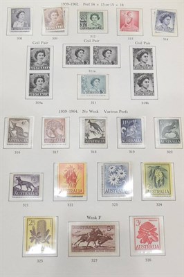 Lot 132 - Australia. A mint 1937 to 1979 collection in a printed, boxed album. Noted 1937 £1, 1959 set,...