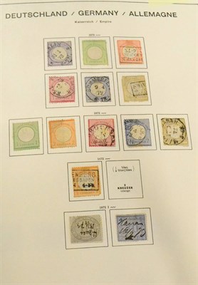 Lot 179 - Germany. An 1872 to 1989 mint and used collection in two printed Schaubek album with some...