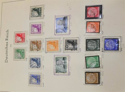 Lot 181 - Germany. A 1933 to 1945 mint and used collection in a printed Lighthouse album. Noted 1934...