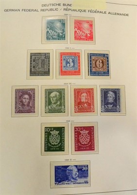 Lot 197 - Germany - West. A 1949 to 1979 near complete mint collection in a printed Schaubek hingeless album.