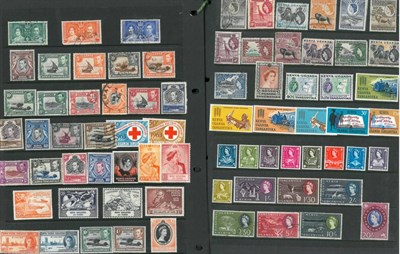 Lot 225 - Kenya, Uganda and Tanganyika etc. A range of mint and used on eleven stockcards. Noted 1948...