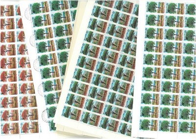 Lot 276 - Zimbabwe.  1981 National Tree Day.  One hundred sets unmounted and one hundred CTO.  Also 1982...