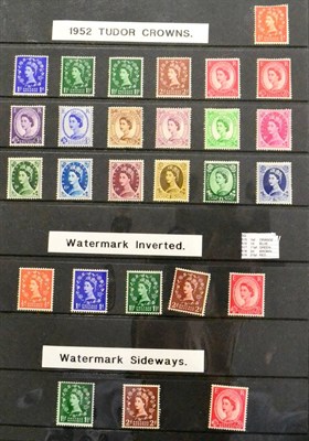 Lot 281 - Great Britain. A Hagner album housing a near complete mainly unmounted mint QEII  definitive...