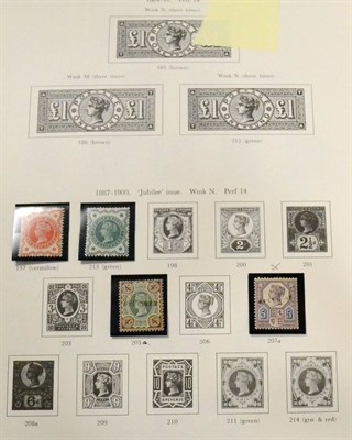 Lot 292 - Great Britain. An 1873 to 1979 mint collection in a Stanley Gibbons printed album. Noted 1887...