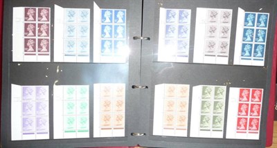 Lot 315 - Great Britain. A 1971 to the mid 1980's QEII unmounted mint definitive collection in a maroon...