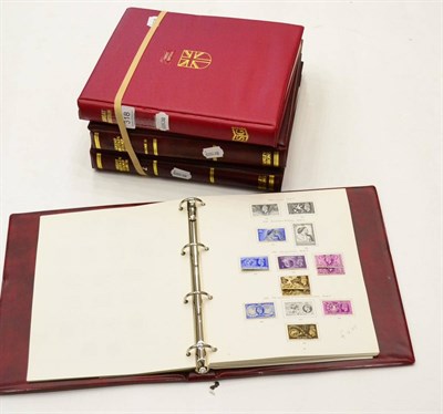 Lot 318 - Great Britain. An 1841 to 1995 mint and used collection in four Stanley Gibbons albums