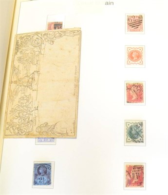 Lot 323 - Great Britain. A red spring back album housing a mint and used 1840 to 1991 collection. Noted...