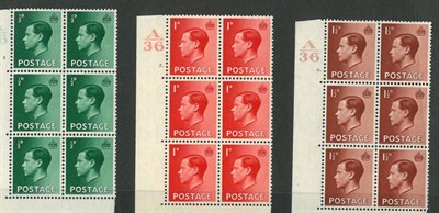 Lot 328 - Great Britain. A King Edward VIII and King George VI mint collection on loose stockcards....