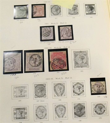 Lot 334 - Great Britain. An 1841 to 1979 used, sparse collection in a Stanley Gibbons printed album. Includes