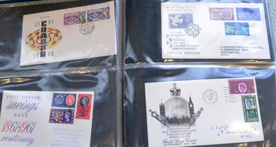 Lot 407 - Great Britain. A 1951 to 1971 bulging album of FDCs. Includes 1951 Festival of Britain, 1957...