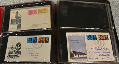 Lot 422 - Great Britain. An album housing FDCs to 1970. Included are 1948 Olympics, 1951 Festival, 1953...