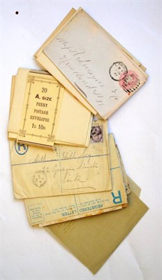 Lot 429 - Great Britain. A small Collection of mainly Queen Victoria covers and Postal stationery...