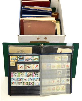 Lot 3 - Albums, Stockbooks, Binders and Loose of all world in three boxes