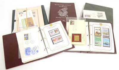 Lot 36 - Three Boxes and a Plastic Container housing mixed world. Includes printed albums of Belgium and...