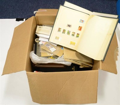 Lot 56 - A Large Carton housing albums, binders and misc