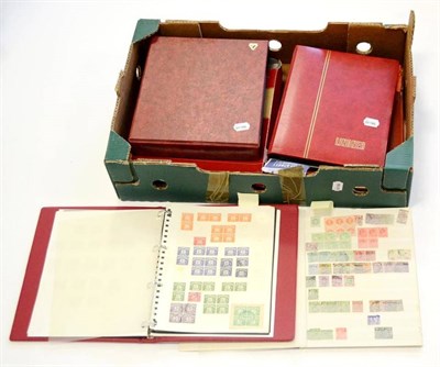 Lot 61 - A Box containing unmounted British Commonwealth and Great Britain Machins in a stockbook; a Simplex