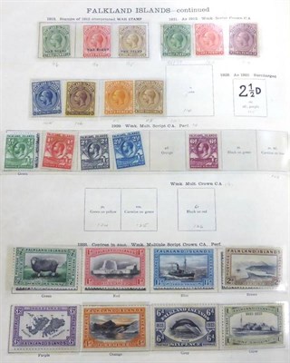 Lot 72 - New Ideal Album. Most countries well represented with mint or used issues with many better noted