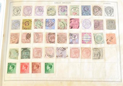 Lot 90 - An Improved Stamp Album, part filled. All era's