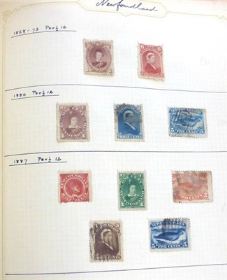 Lot 93 - Mainly British Commonwealth in a Simplex deluxe album. Noted Canada 1903 2c pale rose-carmine...