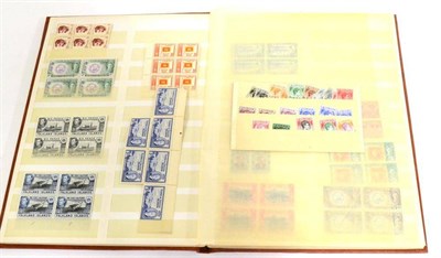 Lot 94 - British Commonwealth in eight part filled stockbooks. Both mint and used, mainly middle period...