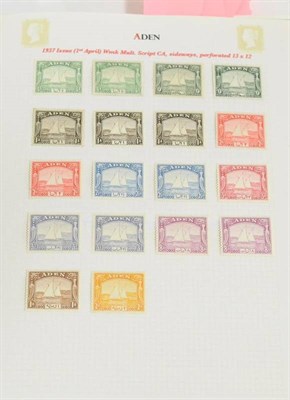 Lot 106 - British Commonwealth A to B mint and used in a green Tower album. Better include Aden 1937 mint...