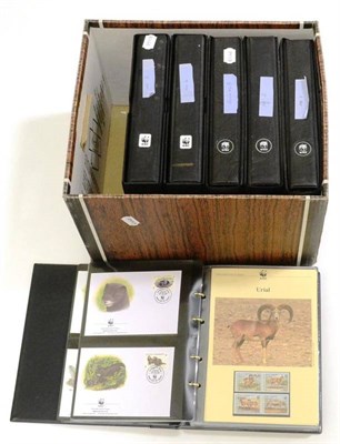 Lot 127 - World Wildlife Fund. A collection of stamps and covers presented in twenty five dedicated albums